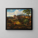 Landschap met versterkte stad - Johann Heinrich Ferdinand Olivier — ingelijst kunstwerk aan de muur