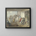 van Café sur la Piazetta à Venise - Johann Heinrich Ramberg — ingelijst kunstwerk aan de muur