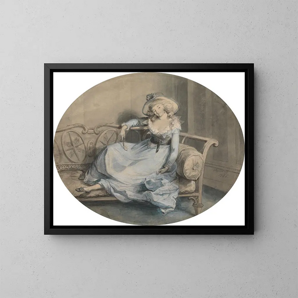 L'Assignation - Johann Heinrich Ramberg — framed artwork on a wall