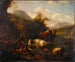Landschap - Johann Heinrich Roos — weergave van het kunstwerk