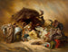 Le Samum dans le désert - Johann Hermann Kretzschmer — weergave van het kunstwerk