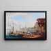 Uitzicht op de Bosporus - Johann Jakob Falkeisen — ingelijst kunstwerk aan de muur