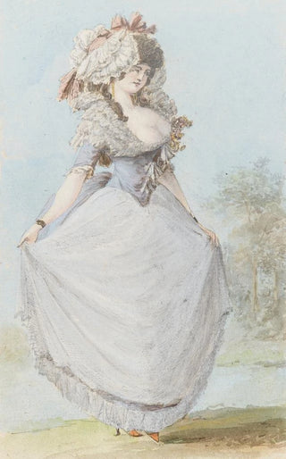 Johann Jakob Lutz - Edeldame in Kleidung des Rokoko.webp