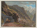 Galerie bij de Rio di Peder onder de herberg van Spondalunga op weg naar Bormio - Johann Jakob Meyer — weergave van het kunstwerk
