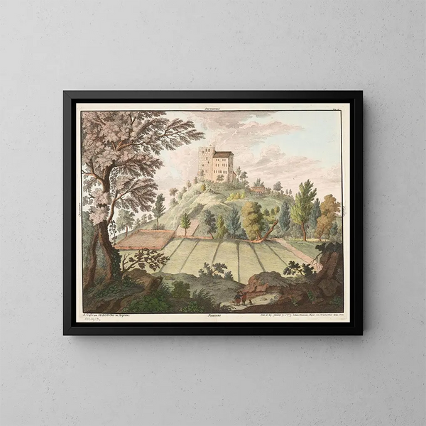 Château de Habsbourg - Johann Jakob Meyer — framed artwork on a wall