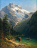 Een scène in het Salzkammergut - Johann Joseph Jansen — weergave van het kunstwerk