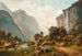 van Lauterbrunnen en de Staubbach-watervallen, Zwitserland - Johann Joseph Jansen — weergave van het kunstwerk