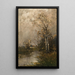 Autumn Painting - Johann Jungblut — framed artwork on a wall