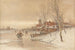 Winter Landscape Painting - Johann Jungblut — artwork view
