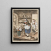 Landelijke scène uit de omgeving van Bern - Johann Karl Müllner — ingelijst kunstwerk aan de muur