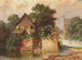 Idylle aan de stadsgracht - Johann Kautsky — weergave van het kunstwerk