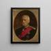Portrait of Major-General Stanisław Kierbedź, Engineer - Johann Köler — framed artwork on a wall