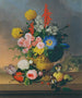 Natuurschilderij met bloemenboeket - Johann Knapp — weergave van het kunstwerk