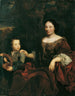 Familieportret - Johann Kupezky — weergave van het kunstwerk