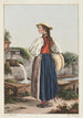 Paysanne des environs de Berne - Johann Ludwig Aberli — weergave van het kunstwerk