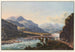 Ingang in de vallei van Domleschg genomen nabij de Ortstein-brug - Johann Ludwig Bleuler — weergave van het kunstwerk
