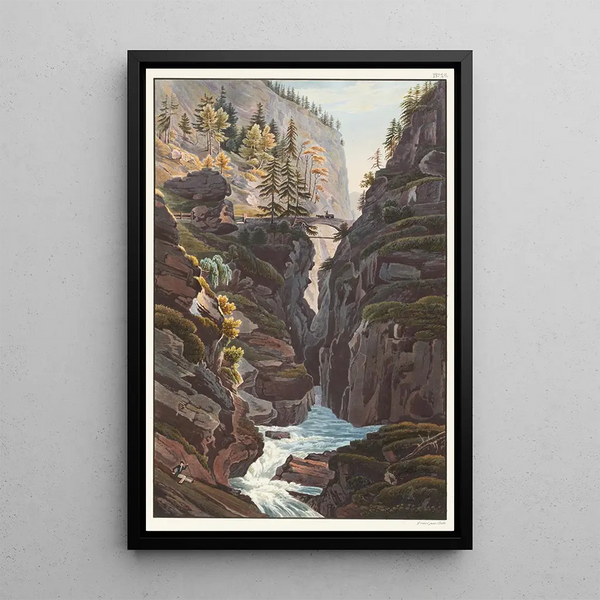 Johann Ludwig Bleuler - Le pont du milieu de la Via Mala.webp