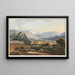 Vue du château et du village de Vaduz - Johann Ludwig Bleuler — ingelijst kunstwerk aan de muur