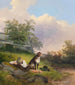 Jonge slapende man - Johann Matthias Ranftl — weergave van het kunstwerk