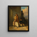 De aanbidders - Johann Matthias Ranftl — ingelijst kunstwerk aan de muur