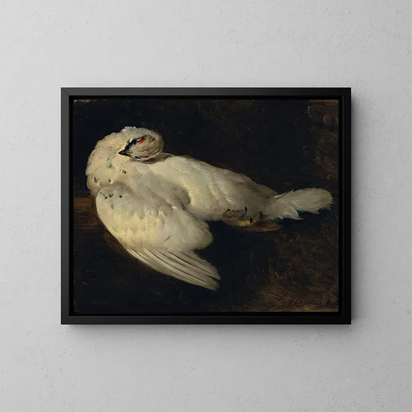 All the Lagopèdes - Johann Matthias Ranftl — framed artwork on a wall