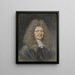 Portrait of the Frankfurt City Councilor Philipp Wilhelm von Günterode - Johann Matthäus von Merian — framed artwork on a wall