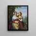 Twee meisjes in een landschap - Johann Nepomuk Ender — ingelijst kunstwerk aan de muur