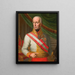 L'empereur François Ier II d'Autriche - Johann Nepomuk Hoechle — framed artwork on a wall
