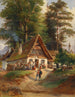Auberge du village - Johann Nepomuk Passini — weergave van het kunstwerk