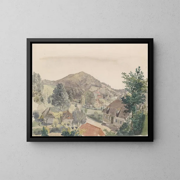 in the Bad Rohitsch Sauerbrunn Valley - Johann Nepomuk Passini — framed artwork on a wall