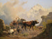 De transhumance - Johann Nepomuk Rauch — weergave van het kunstwerk