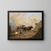 De transhumance - Johann Nepomuk Rauch — ingelijst kunstwerk aan de muur
