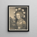 Portrait of a Young Woman - Johann Nepomuk Strixner — framed artwork on a wall