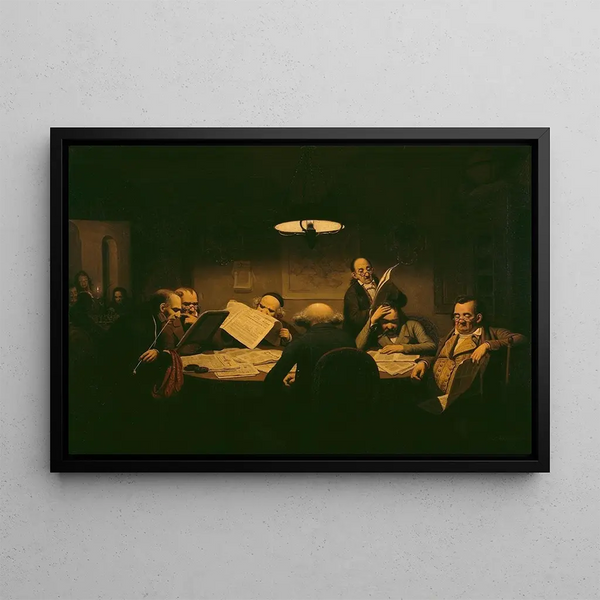 Johann Peter Hasenclever - The Reading Room.webp