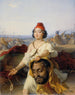David met het hoofd van Goliath - Johann Peter Krafft — weergave van het kunstwerk