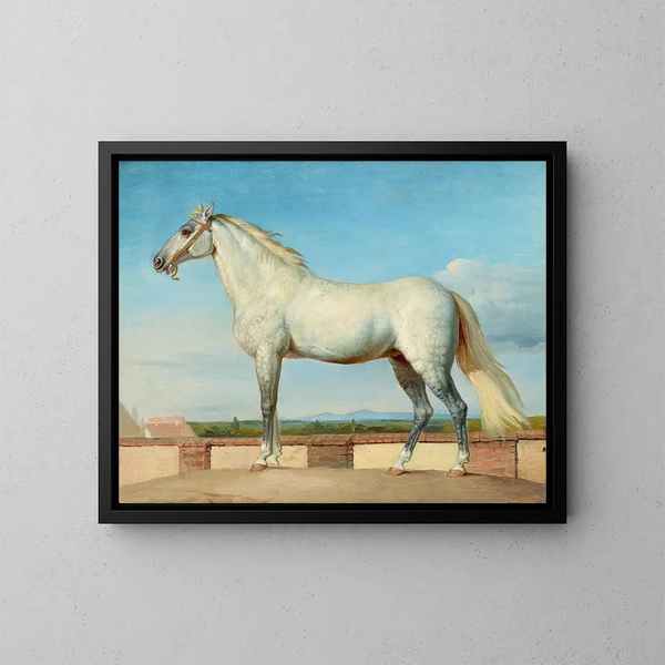 Muurschilderij voor een lage muur - Johann Peter Krafft — ingelijst kunstwerk aan de muur