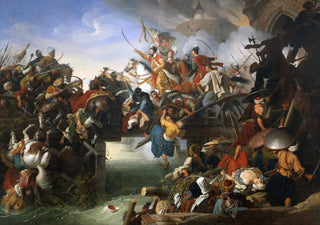 Johann Peter Krafft - Zrnyis Charge From The Fortress Of Szigetvr.webp