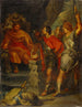 Mucius Scaevola devant Porsenna - Johann Rudolf Huber l'Ancien — artwork view