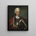 portret van een jonge man met cyrades en een rode kaakrand met hermelijn - Johann Salomon Wahl — ingelijst kunstwerk aan de muur