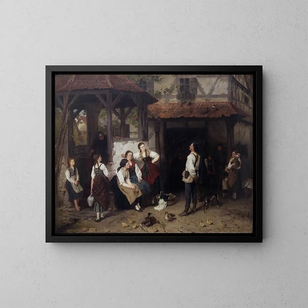 Return of the Vacationer - Johann Sperl — framed artwork on a wall