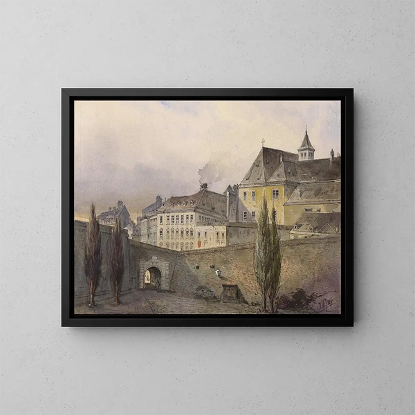 Wenen 01 - Johann Wilhelm Frey — ingelijst kunstwerk aan de muur