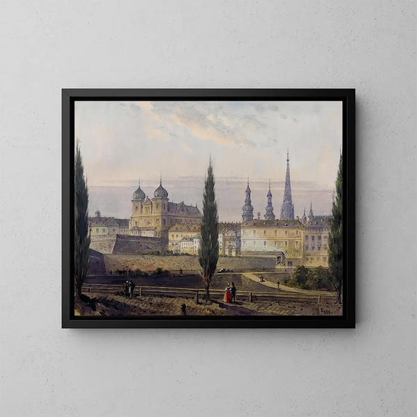 Wenen 02 - Johann Wilhelm Frey — ingelijst kunstwerk aan de muur