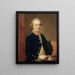 Portret van Carl Justinien von Holzhausen - Johann Wilhelm Hoffnas — ingelijst kunstwerk aan de muur