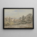 Bos met ver uitzicht - Johann Wilhelm Schirmer — ingelijst kunstwerk aan de muur