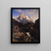 Le Wetterhorn - Johann Wilhelm Schirmer — ingelijst kunstwerk aan de muur