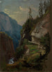 Via Mala - Johann Wilhelm Schirmer — weergave van het kunstwerk