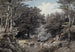Binnenbos met herten bij het water - Johann Wilhelm Schirmer — weergave van het kunstwerk