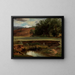 Bord de forêt avec étang au premier plan - Johann Wilhelm Schirmer — ingelijst kunstwerk aan de muur