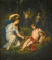 Bacchus met een luipaard - Johann Wilhelm Schütze — weergave van het kunstwerk