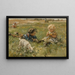 Landschap met kinderen die in een veld spelen met een geit - Johann Zoetelief Tromp — ingelijst kunstwerk aan de muur